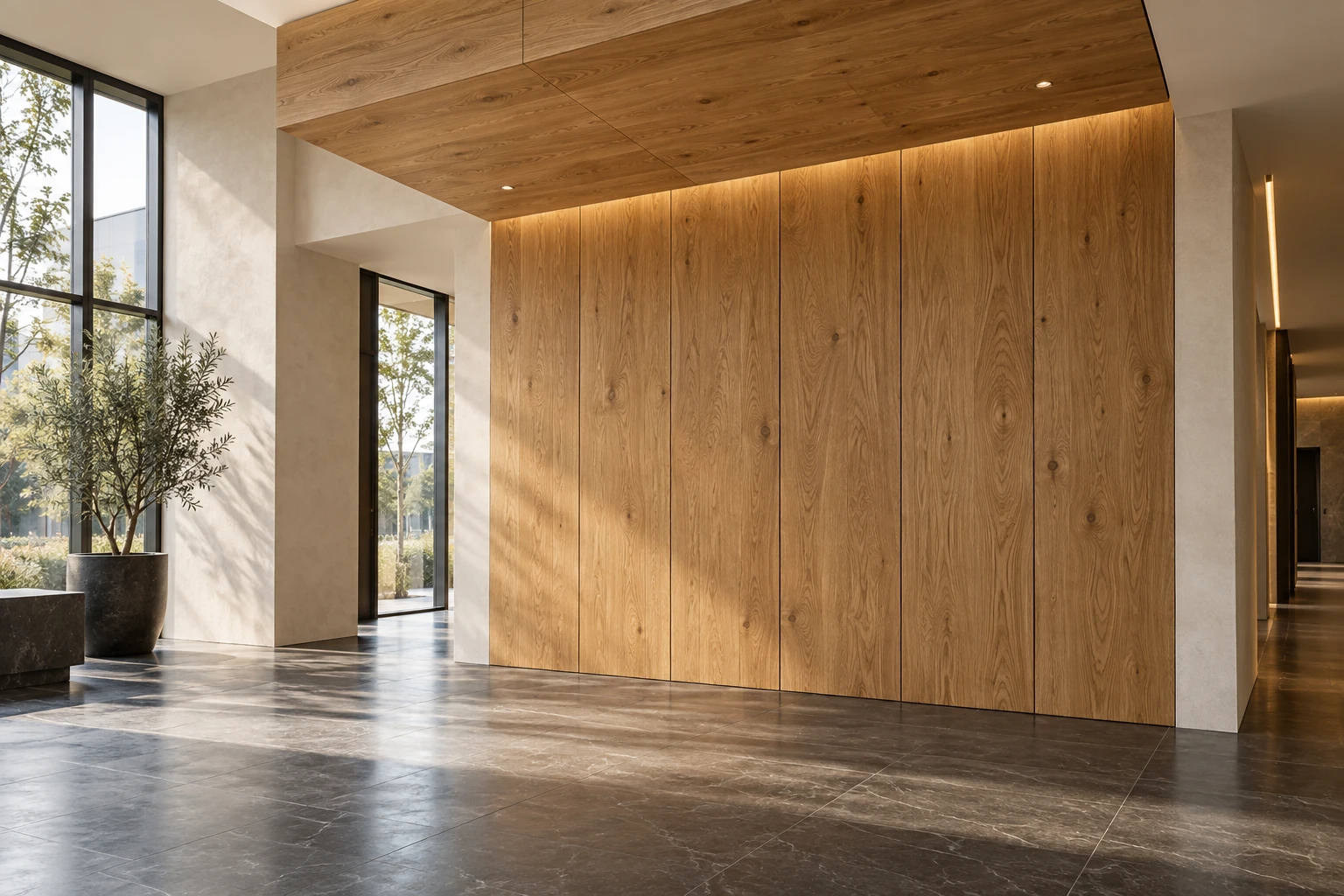 Трёхслойные дубовые панели